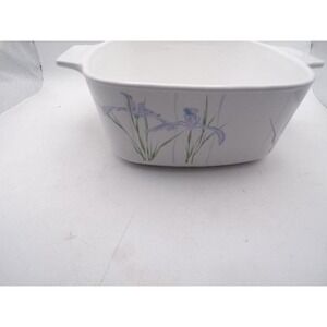 CorningWare Blue Iris Baking Dish Casserole Dish
